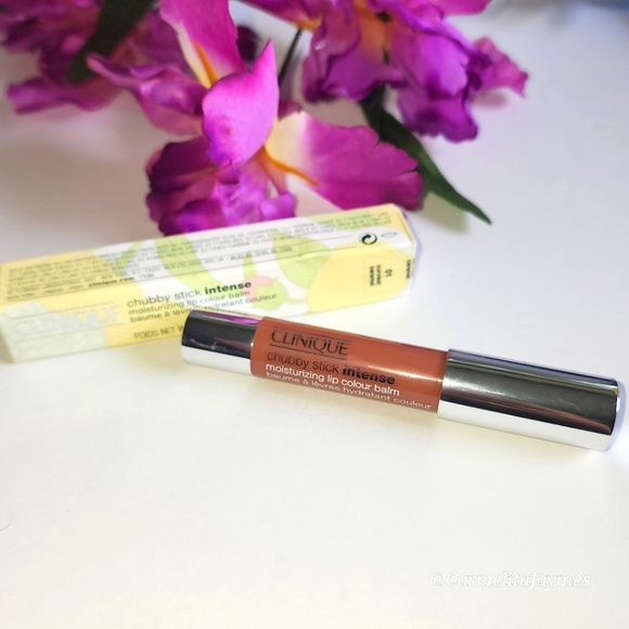 BNIB》Clinique 💄 Chubby Stick Intense Moisturizing Color Balm (Curviest Caramel) - Picture 3 of 5
